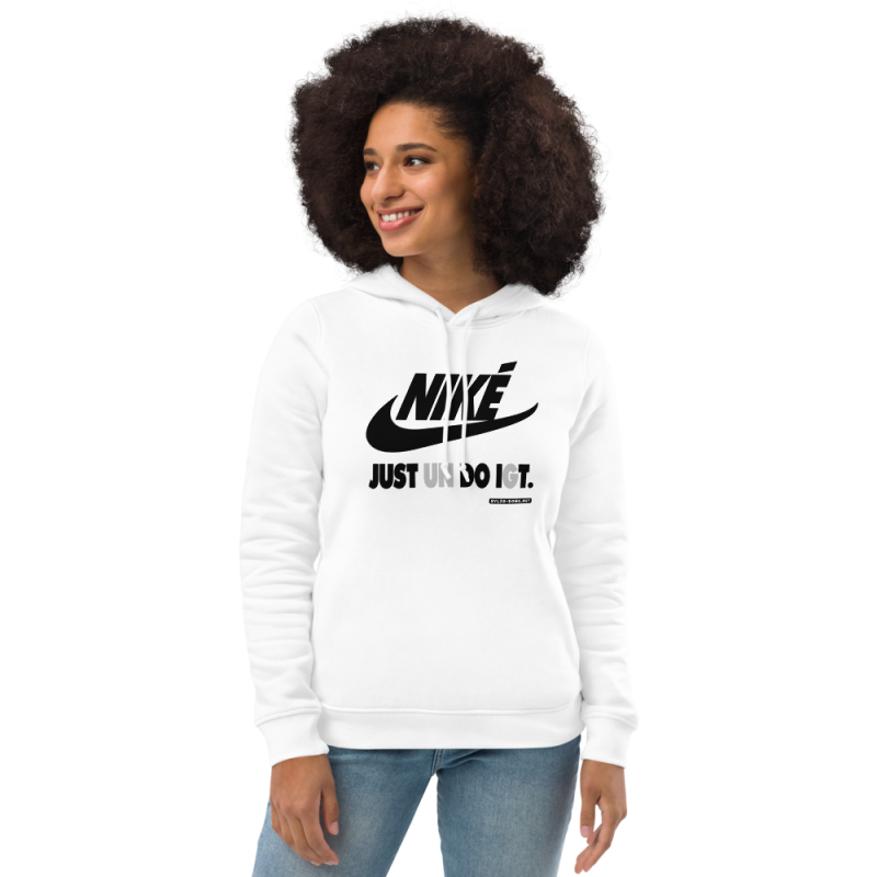 NIKÉ - Funny Ecological fitted hoodie for women