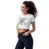 Pirate - Women's organic humor crop top / short t-shirt