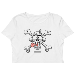 Pirate - Crop top / T-shirt court bio humour femme