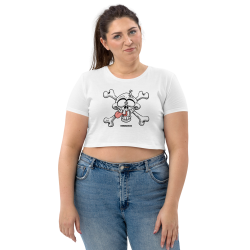 Pirate - Crop top / T-shirt court bio humour femme
