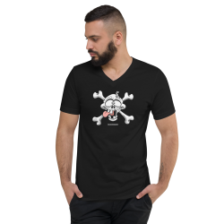 Pirate - T-shirt Unisexe à Col V humour