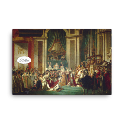 The coronation of Napoleon...