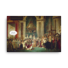 The coronation of Napoleon - David - Canvas painting humor