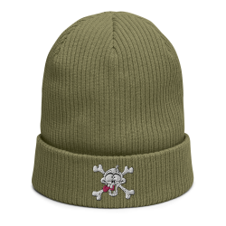 Pirate - Organic humor ribbed cap