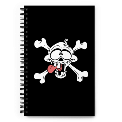 Pirate - Funny spiral notebook