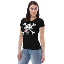 Pirate - T-shirt moulant écologique humour femme