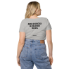 Please stop looking at my ass - T-shirt humor V-neck fitted bio woman